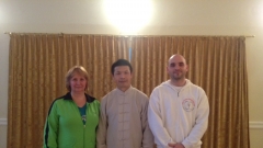 2013. április, Bécs, Ausztria, Wei Qi Feng mesterrel, és Dankó Ferenccel