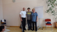 2013. június, Bécs, Ausztria, Xi Xiaofeng mesterrel, és Dankó Ferenccel